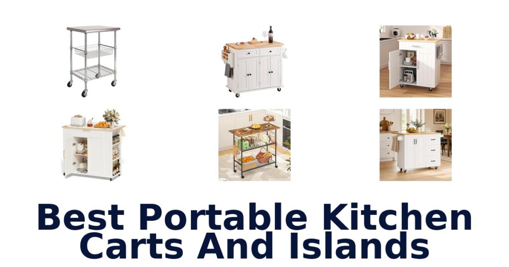 Best Portable Kitchen Carts & Islands (Top 10) best portable kitchen carts and islands