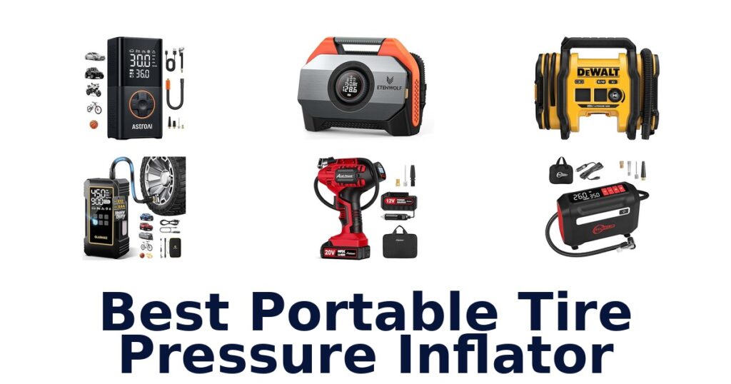 best portable tire pressure inflator