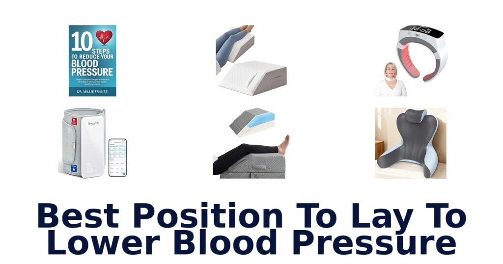 best position to lay to lower blood pressure