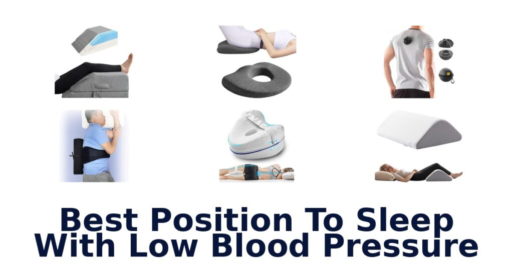 best position to sleep with low blood pressure
