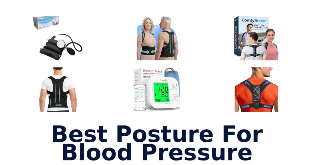 best posture for blood pressure