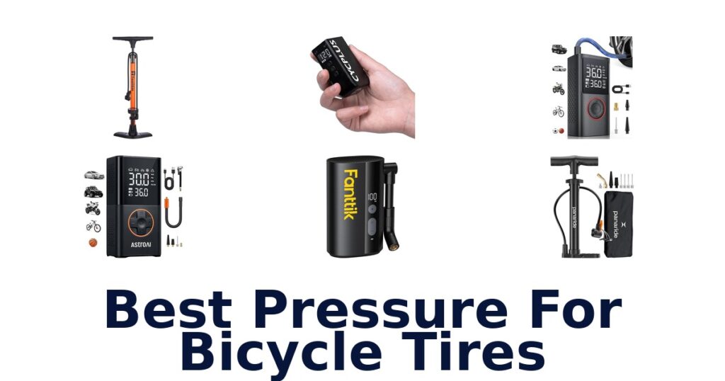 best pressure for bicycle tires