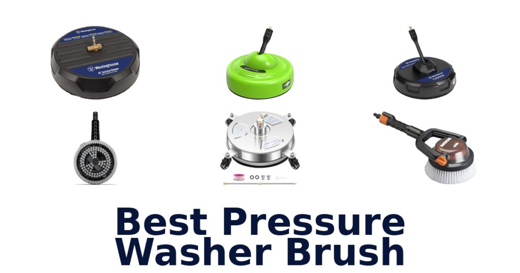 best pressure washer brush