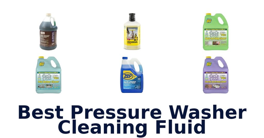 best pressure washer cleaning fluid