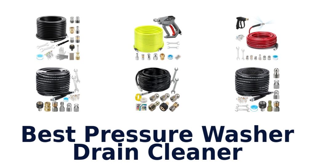 best pressure washer drain cleaner