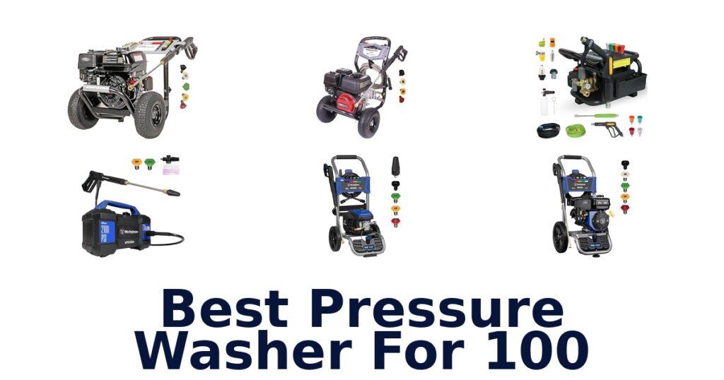 best pressure washer for 100