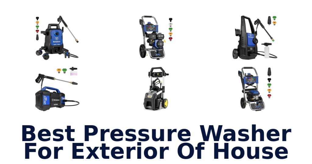 best pressure washer for exterior of house