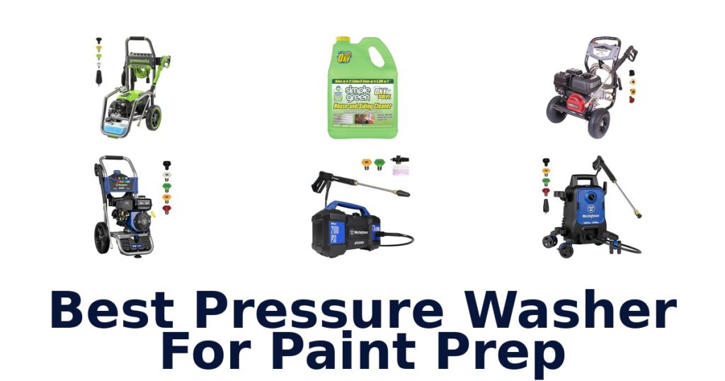 BEST Pressure Washers for Paint Prep (Top 10 Picks) best pressure washer for paint prep