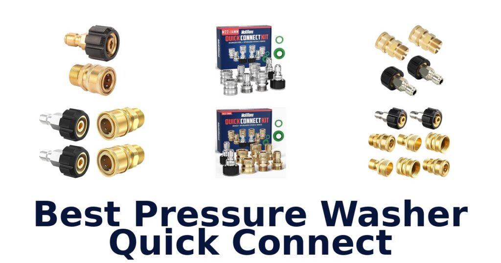 best pressure washer quick connect