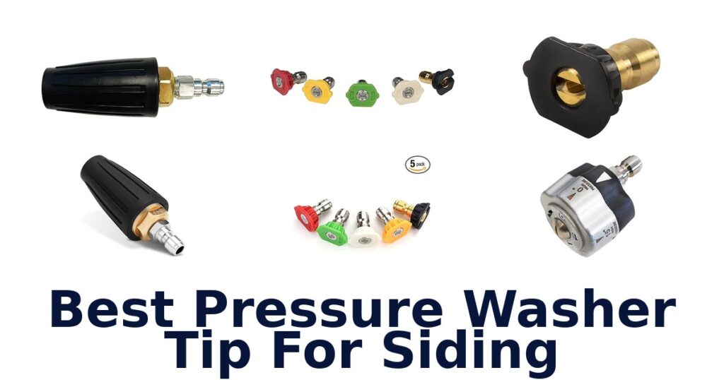 best pressure washer tip for siding