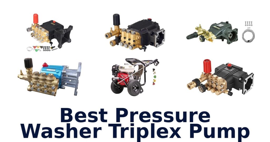 best pressure washer triplex pump