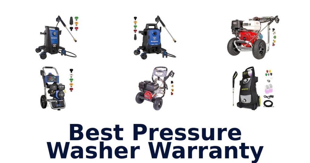 best pressure washer warranty