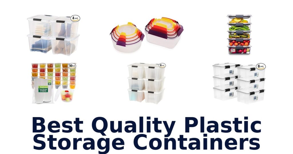 best quality plastic storage containers