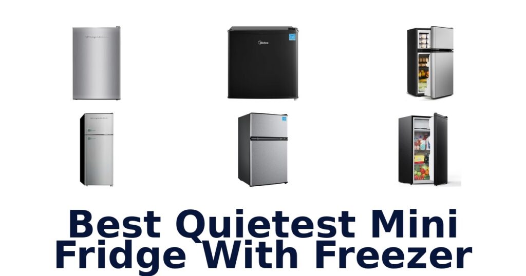 best quietest mini fridge with freezer