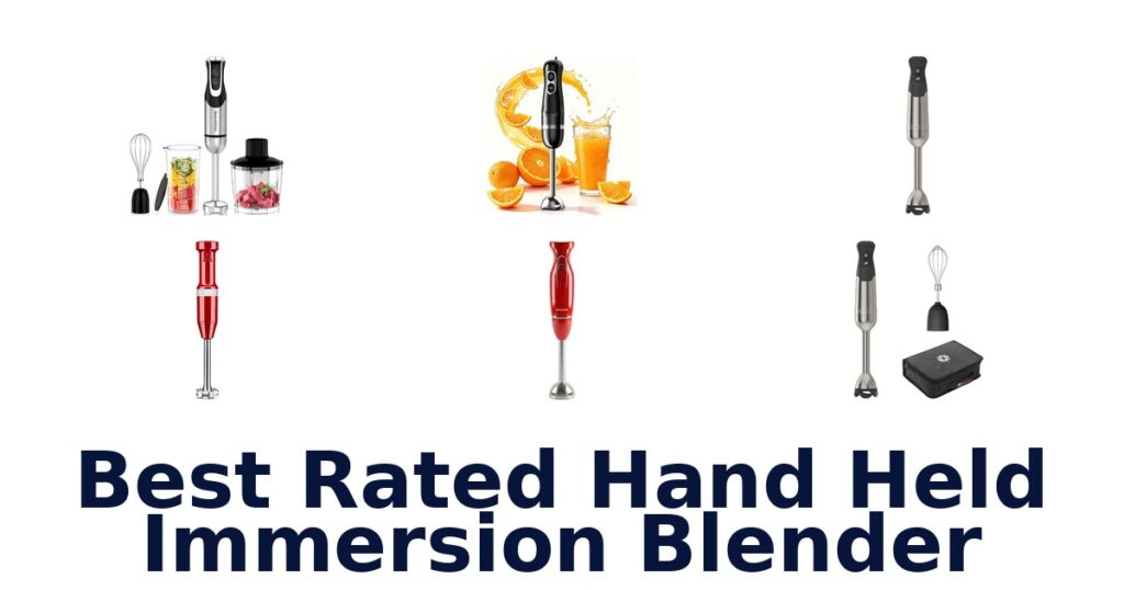 Best Rated Immersion Blenders: Top 10 Picks best rated hand held immersion blender