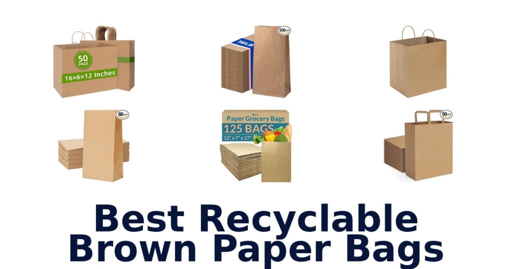 best recyclable brown paper bags