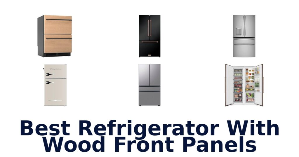 best refrigerator with wood front panels