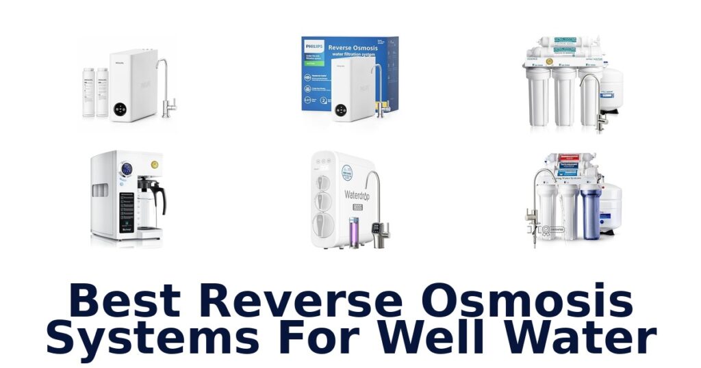 Best Reverse Osmosis Systems for Well Water 2026 best reverse osmosis systems for well water