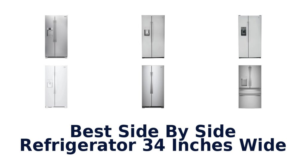 Best 34-Inch Side-by-Side Refrigerators: Top 10 Picks! best side by side refrigerator 34 inches wide