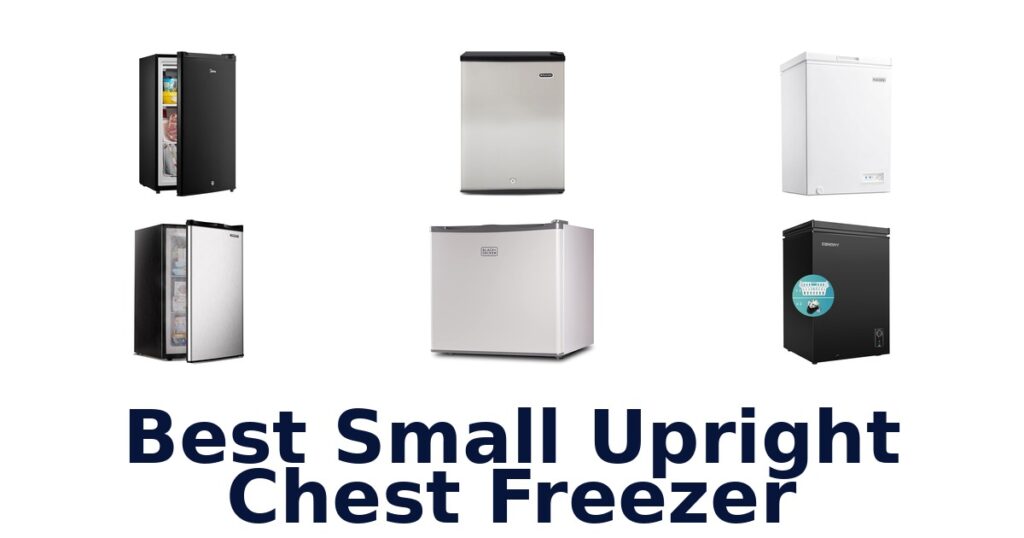 best small upright chest freezer