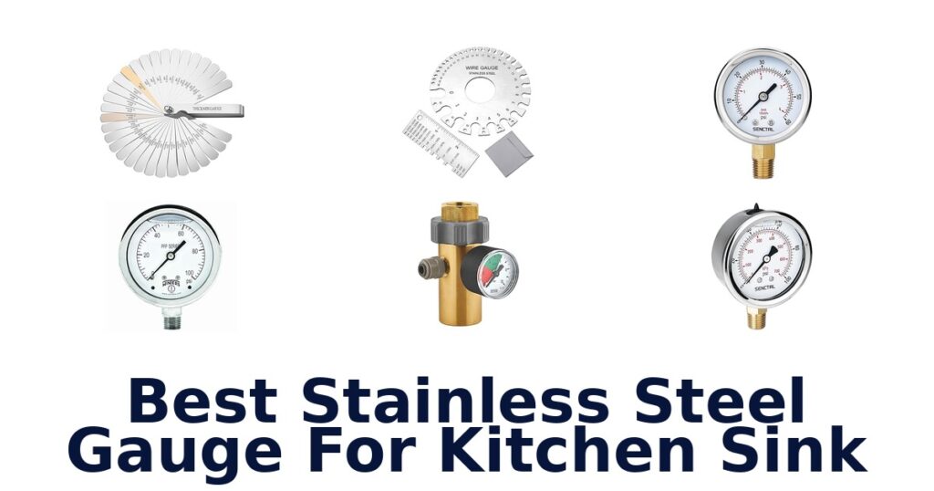 best stainless steel gauge for kitchen sink
