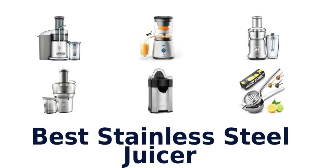 Best Stainless Steel Juicers: Top 10 Picks best stainless steel juicer