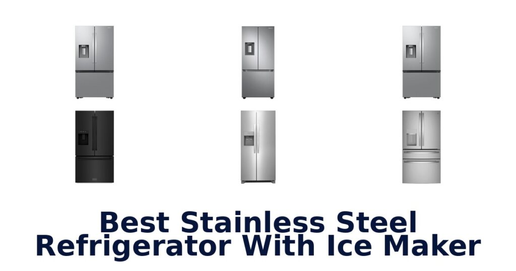 best stainless steel refrigerator with ice maker