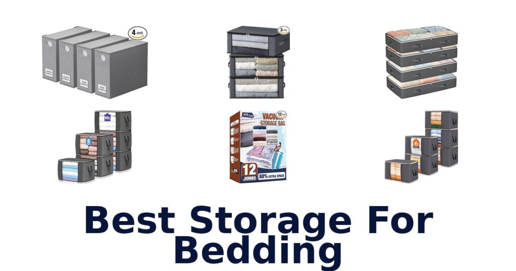 Best Bedding Storage: Top 10 Picks best storage for bedding