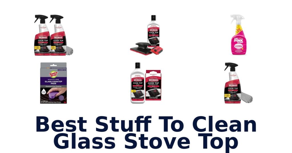 best stuff to clean glass stove top