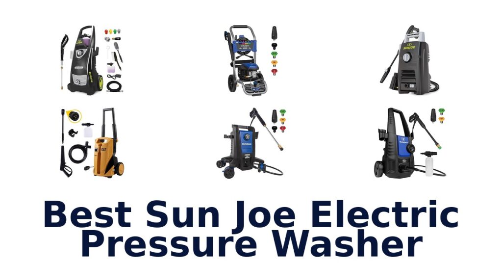 Best Sun Joe Electric Pressure Washers: Top 10 Picks best sun joe electric pressure washer