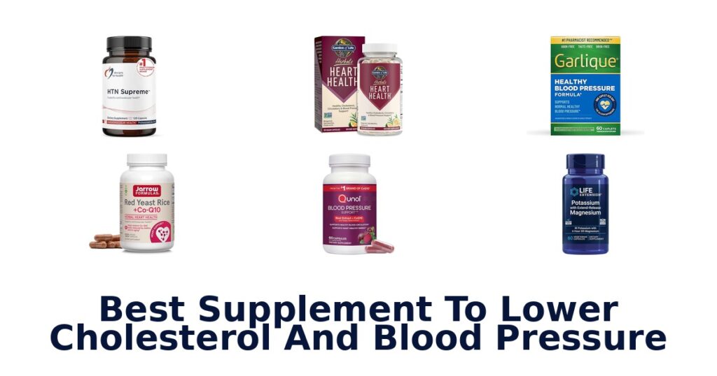 Best Supplements to Lower Cholesterol & BP best supplement to lower cholesterol and blood pressure