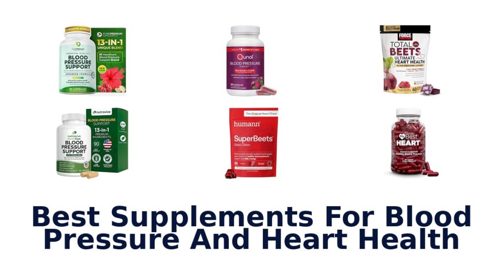 best supplements for blood pressure and heart health