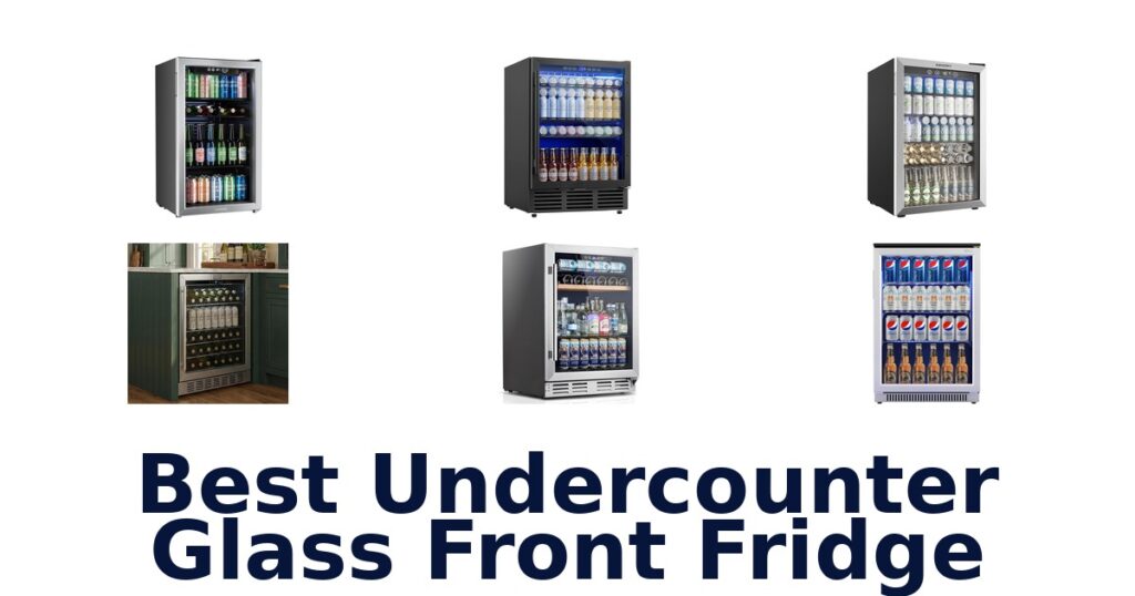 Best Undercounter Glass Front Fridges (Top 10 Picks) best undercounter glass front fridge