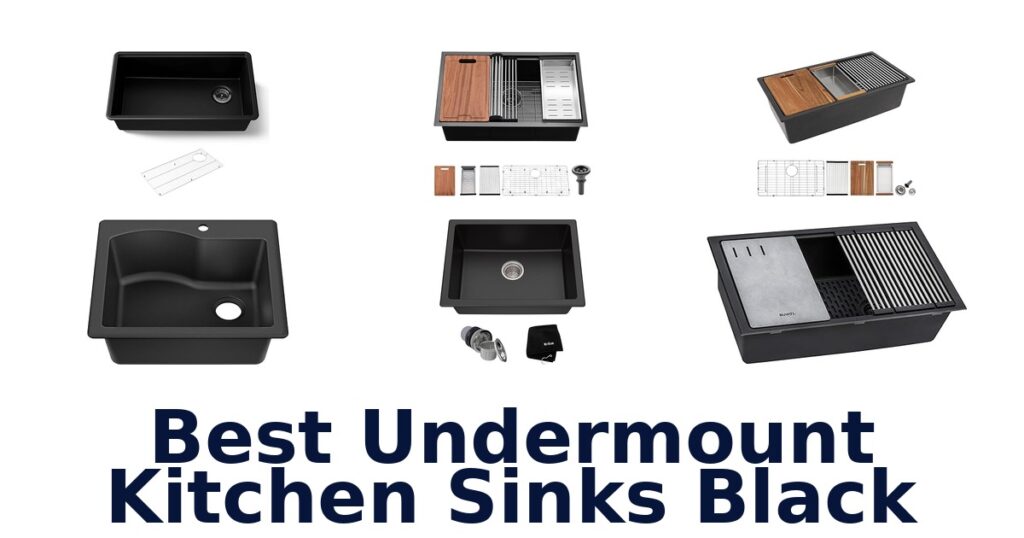 best undermount kitchen sinks black