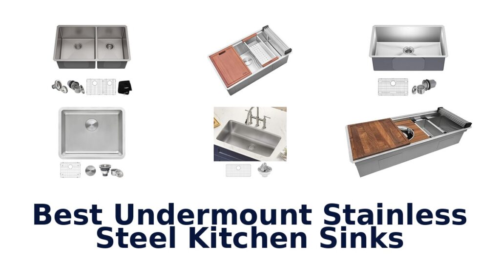 best undermount stainless steel kitchen sinks