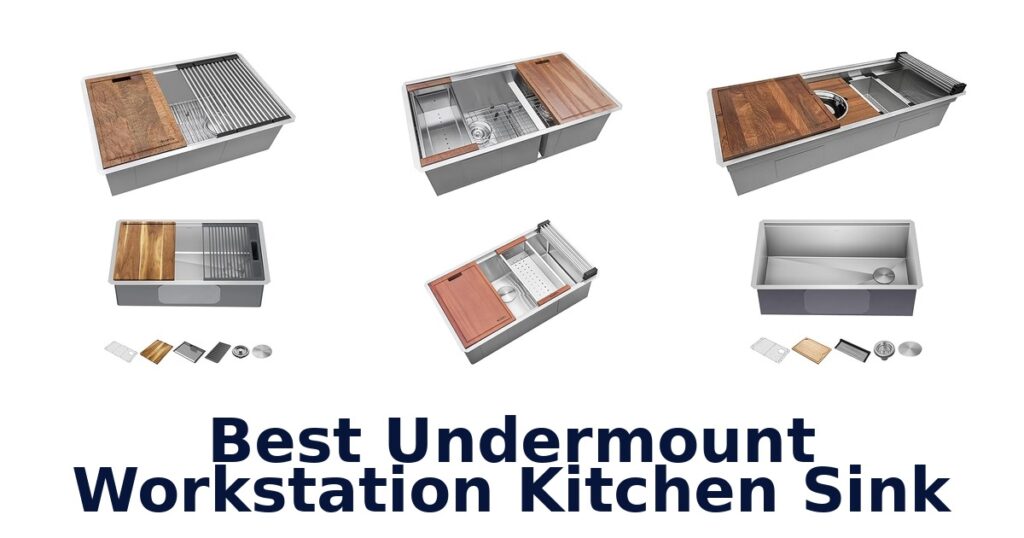 best undermount workstation kitchen sink