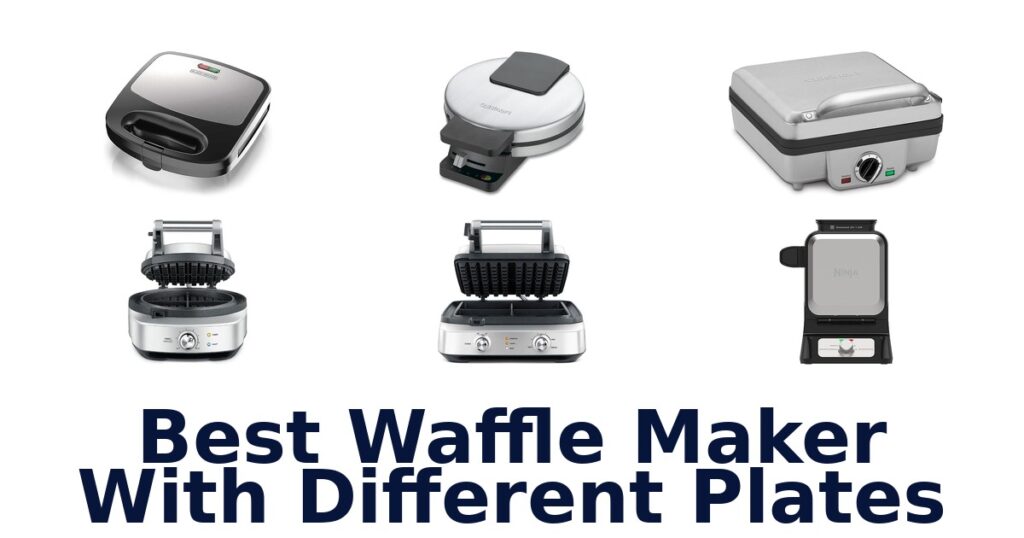 best waffle maker with different plates