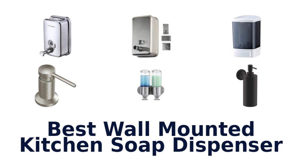 best wall mounted kitchen soap dispenser