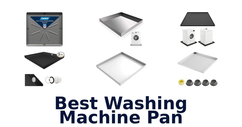 best washing machine pan