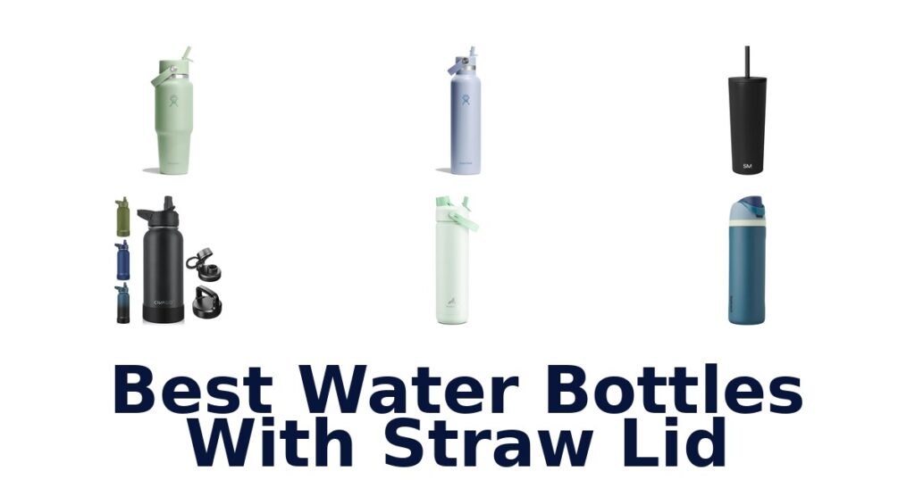 Best Water Bottles With Straw Lids: Top 10 Picks best water bottles with straw lid