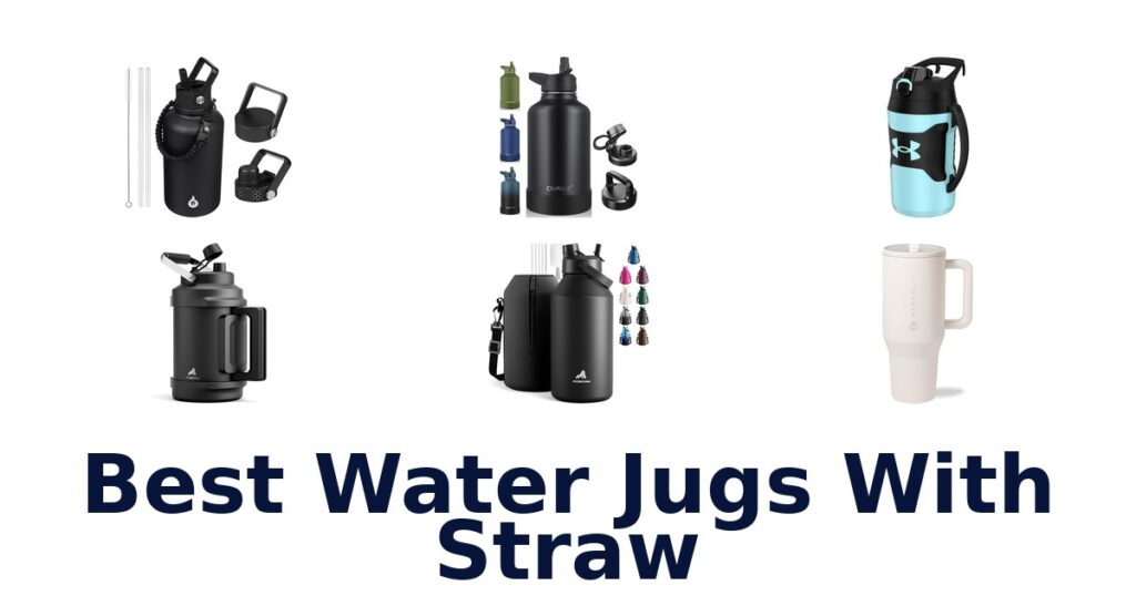 best water jugs with straw