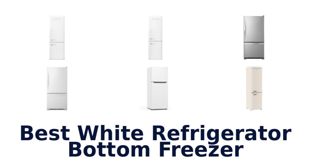 best white refrigerator bottom freezer
