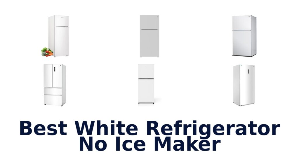 best white refrigerator no ice maker