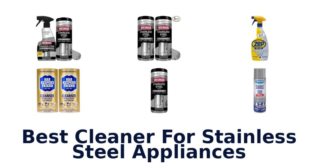 best cleaner for stainless steel appliances