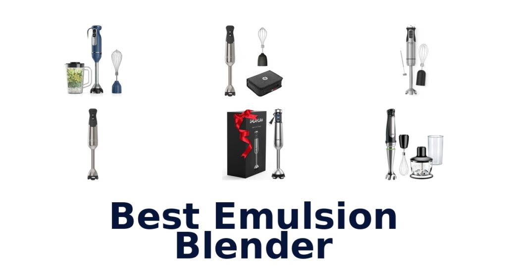 best emulsion blender