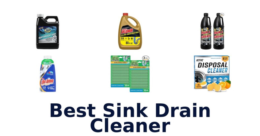BEST Sink Drain Cleaners: Top 10picks! best sink drain cleaner