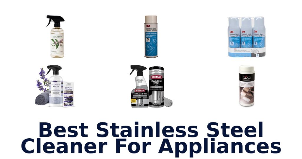 best stainless steel cleaner for appliances