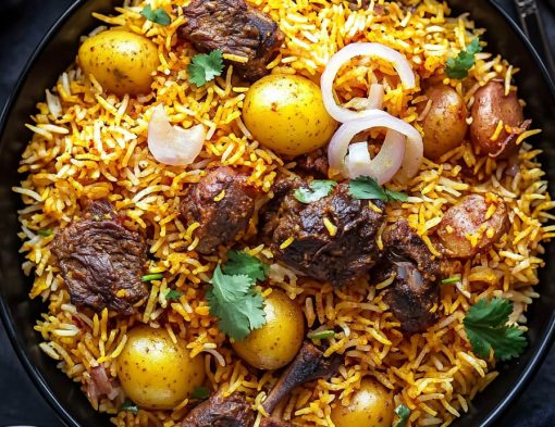 Assemble-the-Mutton-Biryani Assemble the Mutton Biryani